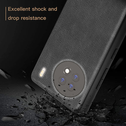 Mobizang Tux Back Case for Vivo X90 (5G) | Slim Leather Shockproof Camera Protection Back Cover (Black)