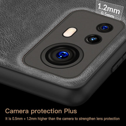 Tux Back Case for Xiaomi 12 PRO (5G) , Slim Leather Case with Shockproof Back Cover (Black)