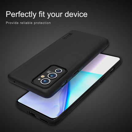 Nillkin Super Frosted Shield Hard Back Cover Case for Oneplus 9RT (Black)