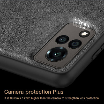 Tux Back Case For Vivo V21 (5G) , Slim Leather Case with Soft Edge Shockproof Back Cover (Black)