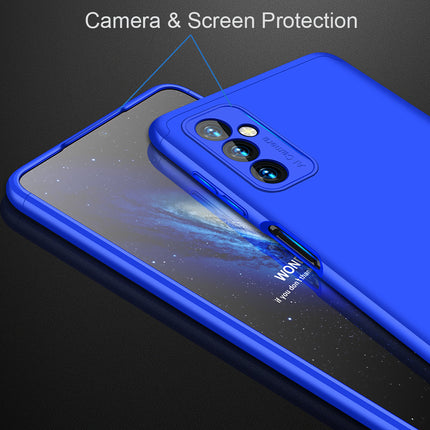 Double Dip Full 360 Protection Back Case Cover for Samsung Galaxy M52 (Blue)