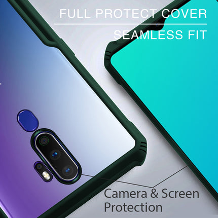 Beetle for Oppo A9 (2020) Back Case, [Military Grade Protection] Shock Proof Slim Hybrid Bumper Cover (Green)