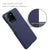 Mobizang Woven Soft Fabric Case for VIVO V25 PRO (5G) Back Cover, Shock Protection Slim Hard Anti Slip Back Cover (Blue)