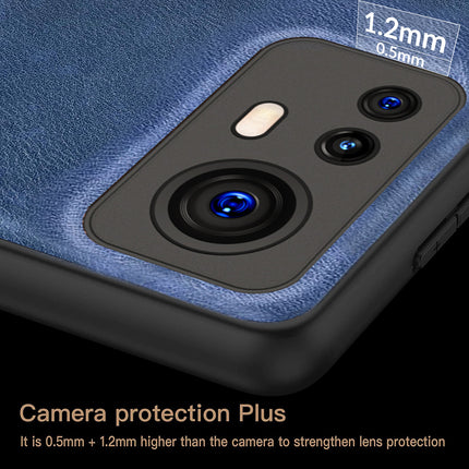 Tux Back Case for Xiaomi 12 PRO (5G) , Slim Leather Case with Shockproof Back Cover (Blue)