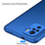 Silk Smooth Finish [Full Coverage] All Sides Protection Slim Back Cover For Xiaomi Redmi Note 10 /  Note 10S (Blue)