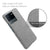 Mobizang Woven Soft Fabric Case for Vivo IQOO Neo 6 (5G) Back Cover,  Shock Protection Slim Hard Anti Slip Back Cover (Grey)