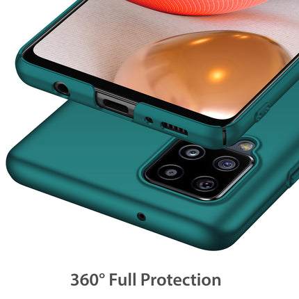 Silk Smooth Finish [Full Coverage] All Sides Protection Slim Back Cover For Samsung Galaxy M42 (5G) (Green)