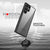 Hawkeye Clear Back Cover for Samsung Galaxy S22 Ultra , Camera Lens Protector Shockproof Slim Clear Case Cover (Black)