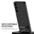 Mobizang Leather Ultra Thin Back Case for Samsung Galaxy S24 Cover | with Inbuilt Stand Full Body Protection Back Cover (Black)