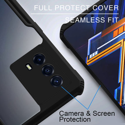 Beetle for Vivo IQOO Z5  (5G) Back Case, [Military Grade Protection] Shock Proof Slim Hybrid Bumper Cover (Black)