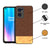 Soft Fabric & Leather Hybrid Protective Case Cover for OnePlus Nord CE 2 (5G) (Brown)