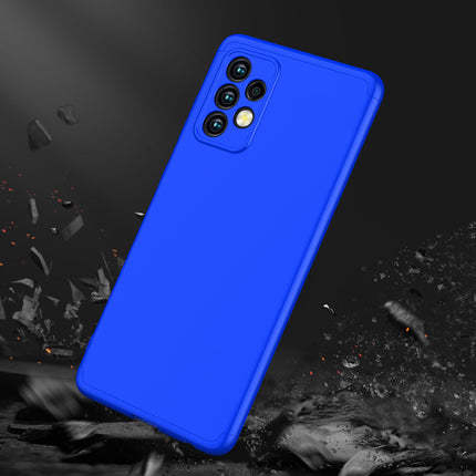 Double Dip Full 360 Protection Back Case Cover for Samsung Galaxy A52 (Blue)