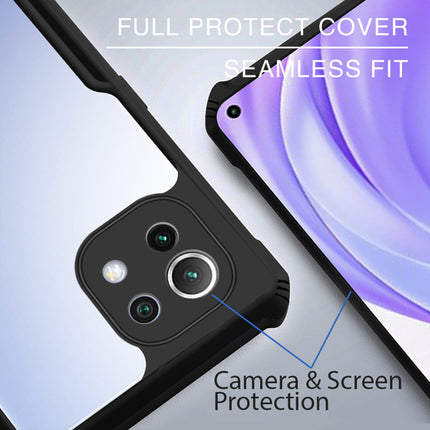 Beetle for Mi 11 Lite Back Case, [Military Grade Protection] Shock Proof Slim Hybrid Bumper Cover (Black)