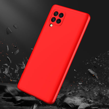 Double Dip Full 360 Protection Back Case Cover for Samsung Galaxy M42 (Red)