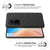 Woven Soft Fabric Case for Vivo X70 PRO Back Cover, Shock Protection Slim Hard Anti Slip Back Cover (Black)