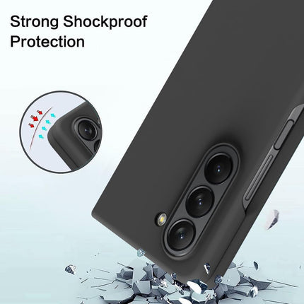 Mobizang Ultra Thin Back Case for Samsung Galaxy Z Fold 5 | Full Body Protection Hard Back Cover, Black