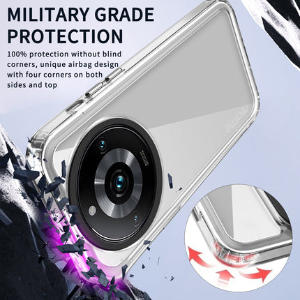 Mobizang Warrior Acrylic Clear Back Cover For Realme 11 Pro / 11 Pro Plus | Slim Shockproof [Military Grade Protection] Hybrid Bumper Case (Transparent Sides)