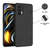 Soft Full Fabric Protective Back Case Cover for Realme X7 Max (Black)