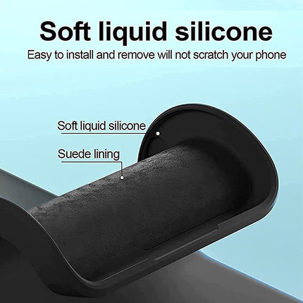 Matte Lens Protective Shockproof Flexible Back Cover for OnePlus 10R, Slim Silicone with Soft Lining Shockproof Flexible Full Body Bumper Case (Black)
