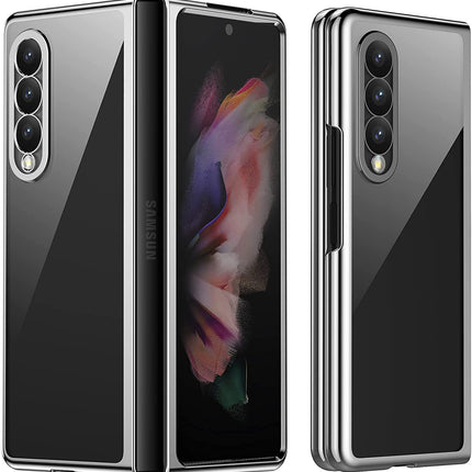 Phantom Ultra Thin Back Case for Samsung Galaxy Z Fold3 , Full Body Protection Back Cover , Silver