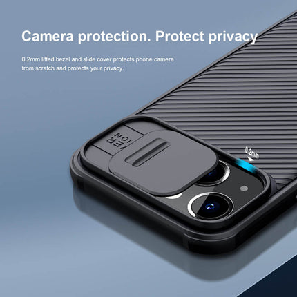 Nillkin Cam Shield Pro Back Cover Case For Apple iPhone 13 Mini (5.4) (Black)