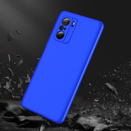Double Dip Full 360 Protection Back Case Cover for Xiaomi Mi 11X / 11X Pro (Blue)
