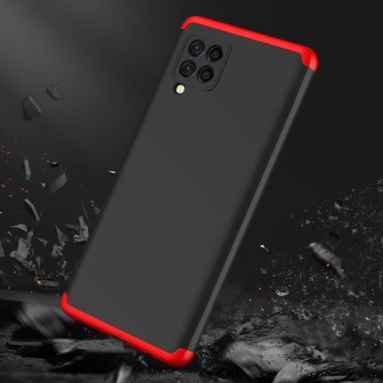 Double Dip Full 360 Protection Back Case Cover for Samsung Galaxy M42 (Red,Black)