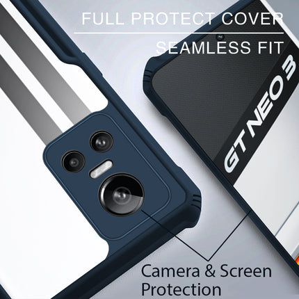Beetle for Realme GT Neo 3 Back Case, [Military Grade] Shockproof Slim Hybrid Cover (Blue)