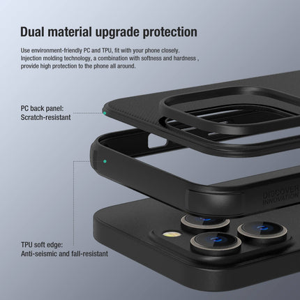 Nillkin Frosted Shield Hard Back Case Cover for Apple iPhone 14 PRO MAX (Black)