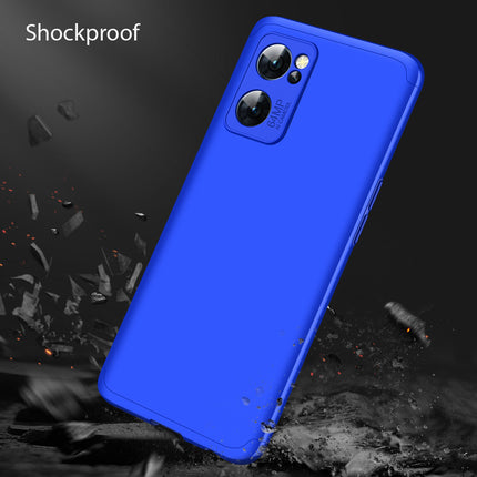 Double Dip Full 360 Protection Back Case Cover for Oppo Reno 7 (5G) (Blue)