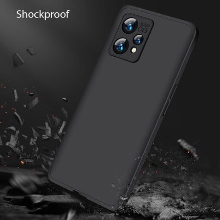 Double Dip Full 360 Protection Back Case Cover for Realme 9 PRO PLUS (Black)