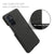 Woven Soft Fabric Case for OnePlus 9RT Back Cover, Shock Protection Slim Hard Anti Slip Back Cover (Black)