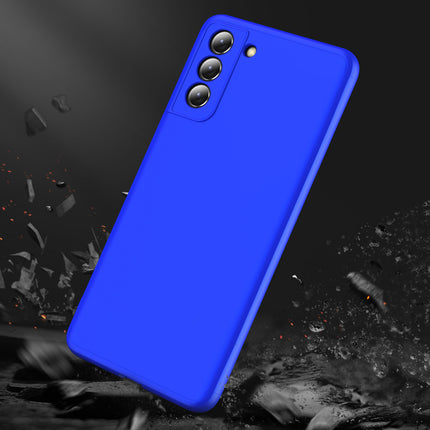 Double Dip Full 360 Protection Back Case Cover for Samsung Galaxy S21 FE (Blue)