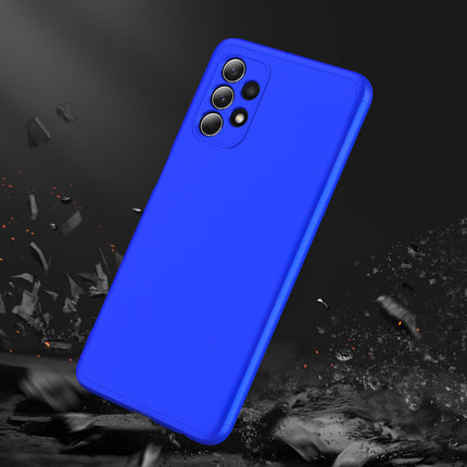 Double Dip Full 360 Protection Back Case Cover for Samsung Galaxy A32 (4G) (Blue)
