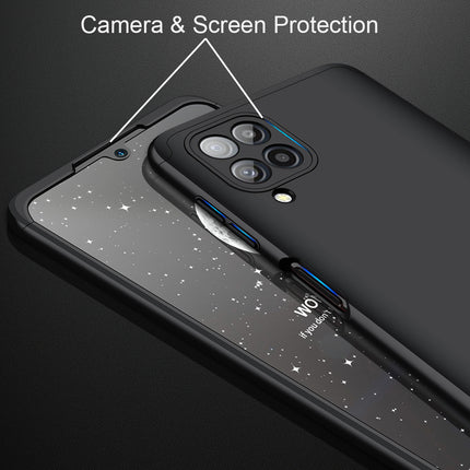 Double Dip Full 360 Protection Back Case Cover for Samsung Galaxy M32 (Black)