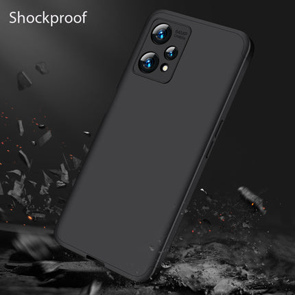 Double Dip Full 360 Protection Back Case Cover for Realme 9 PRO (Black)