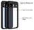 Mobizang Hawkeye Clear Back Cover for Google Pixel 8A | Camera Lens Protector Shockproof Slim Clear Case Cover (Black Sides)