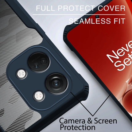 Mobizang Beetle Camouflage Back Cover for OnePlus Nord 3 | [Military Grade Protection] Shock Proof Slim Hybrid Bumper Case (Blue)