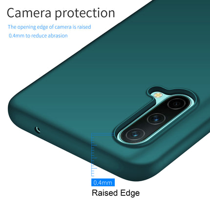 Silk Smooth Finish [Full Coverage] All Sides Protection Slim Back Case Cover for OnePlus Nord CE (5G) / One Plus Nord CE (5G) (Green)