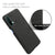 Woven Soft Fabric Case for OnePlus Nord CE (5G) /One Plus Nord CE (5G) Back Cover, Shock Protection Slim Hard Anti Slip Back Cover (Black)