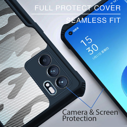 Beetle Camouflage for Oppo Reno 6 PRO Back Case , [Military Grade Protection] Shock Proof Slim Hybrid Bumper Cover (Blue)