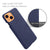 Woven Soft Fabric Case for Apple iPhone 13 Back Cover, Shock Protection Slim Hard Anti Slip Back Cover (Blue)