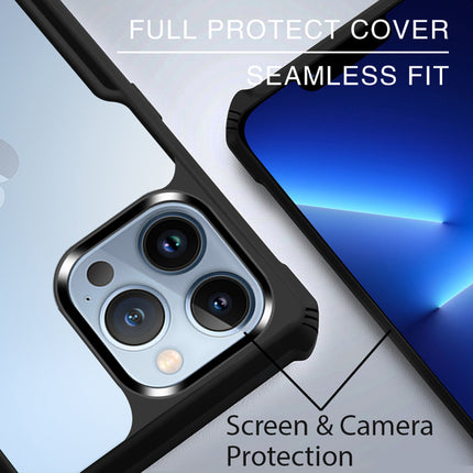 Beetle for Apple iPhone 13 Pro Max Back Case, [Military Grade Protection] Shock Proof Slim Hybrid Bumper Cover (Black)
