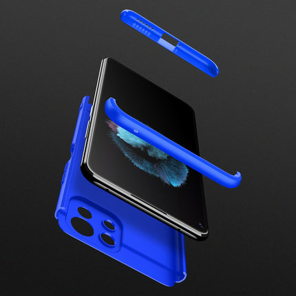 Double Dip Full 360 Protection Back Case Cover for Xiaomi Mi 11 Lite (Blue)
