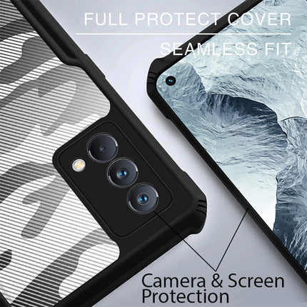 Beetle Camouflage for Realme GT Master Back Case, [Military Grade Protection] Shock Proof Slim Hybrid Bumper Cover (Black)