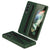 Leather Case With S Pen Holder for Samsung Galaxy Z Fold3 , 360 Full Body Protection Cover, Green