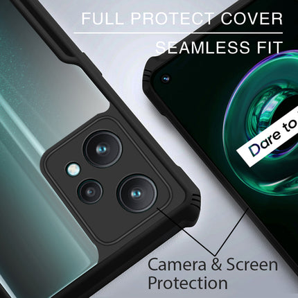 Beetle for Realme 9 Pro Plus Back Case, [Military Grade] Shockproof Slim Hybrid Cover (Black)