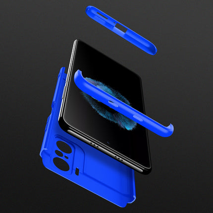Double Dip Full 360 Protection Back Case Cover for Xiaomi Mi 11X / 11X Pro (Blue)