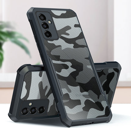 Beetle Camouflage for Samsung Galaxy F23/M23 Back Case, [Military Grade] Shockproof Slim Hybrid Cover (Black)