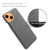 Woven Soft Fabric Case for Apple iPhone 13 MIni Back Cover, Shock Protection Slim Hard Anti Slip Back Cover (Grey)
